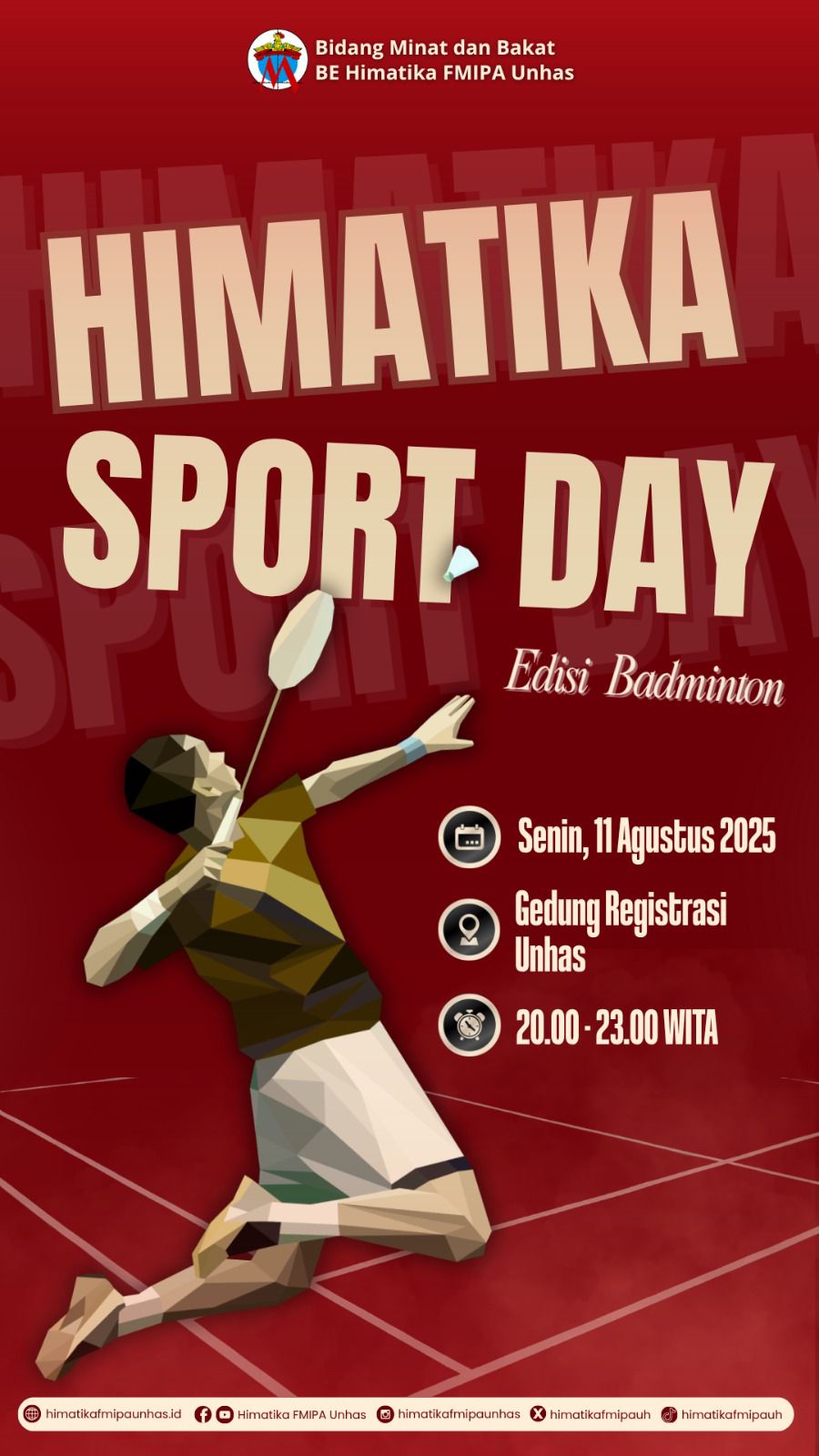 Himatika Sport Day – Edisi Badminton