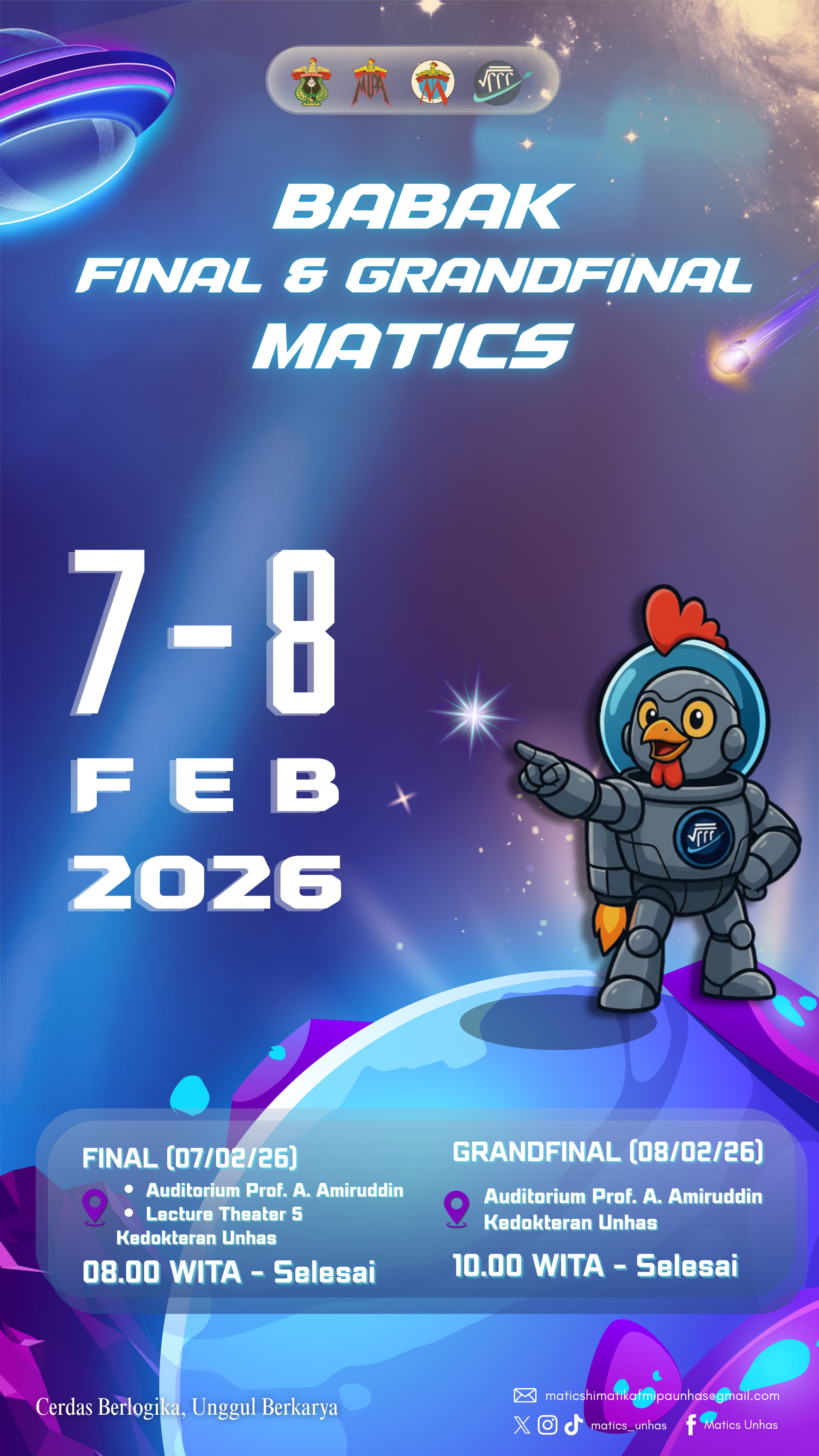 Babak Final dan Grand Final MATICS Himatika FMIPA Unhas