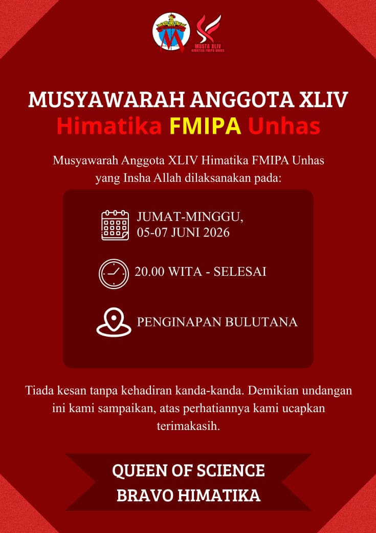 Musyawarah Anggota XLIV Himatika FMIPA Unhas